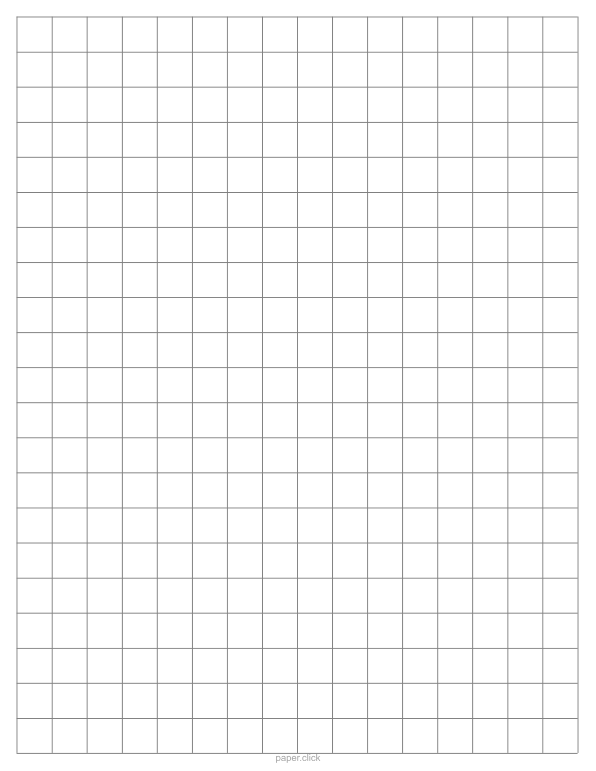 1/2 inch graph paper