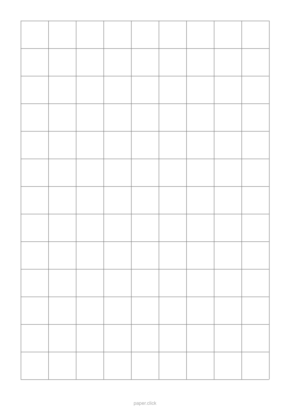 Kariertes Papier mit 2 cm Kästchen