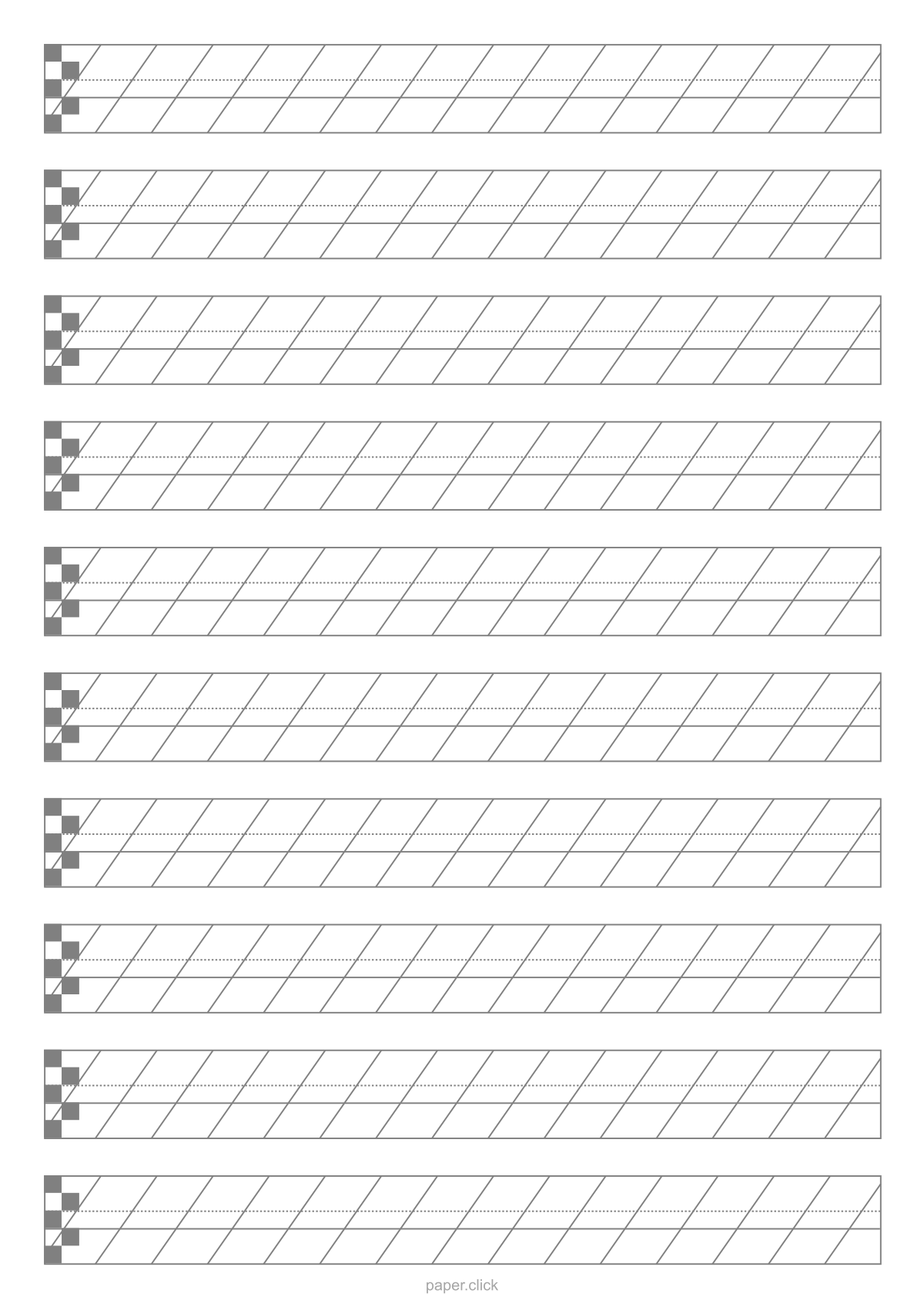 Kalligrafie Papier (2:1:2)