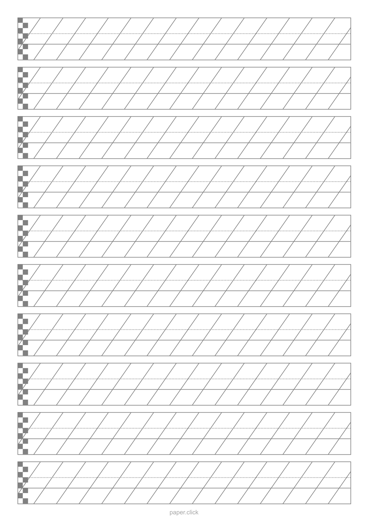 Kalligrafie Papier (3:2:3)