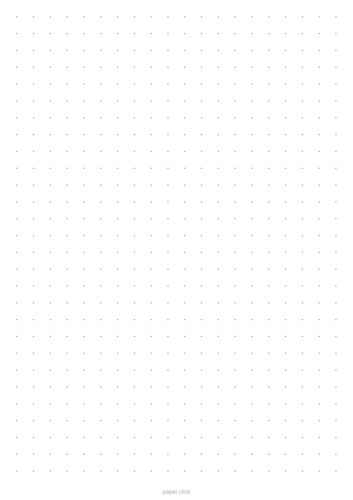 Papier à points centimètre