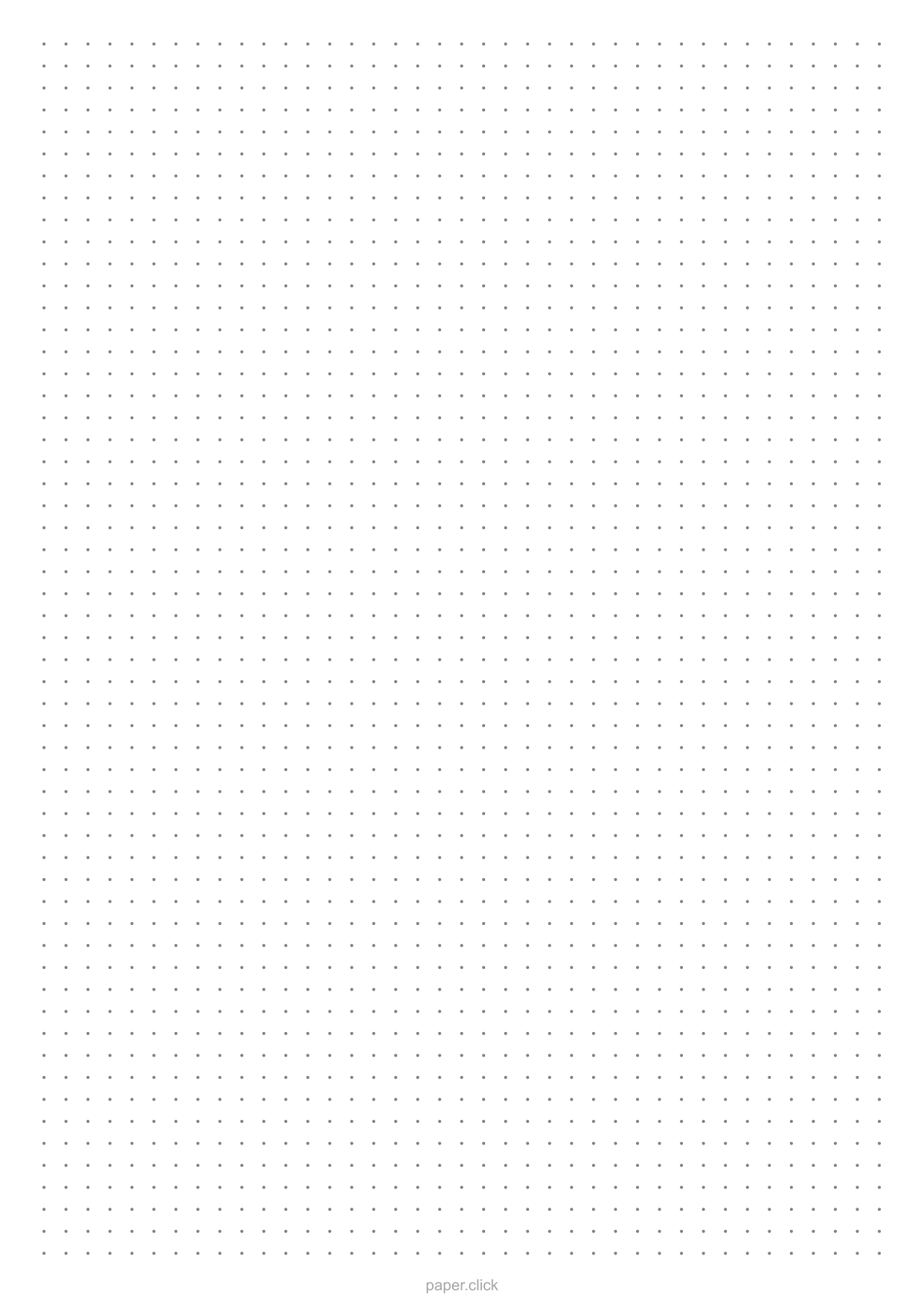 A4 dot grid paper